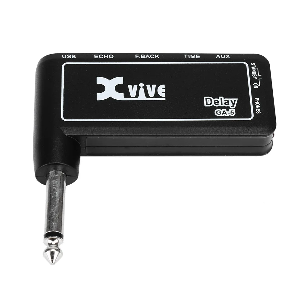 XVIVE GA Electric Guitar Plug Headphone Amp Amplifier Ear Amp Effect Acoustic Sound Effect CLASSIC ROCK Vintage Rock Delay