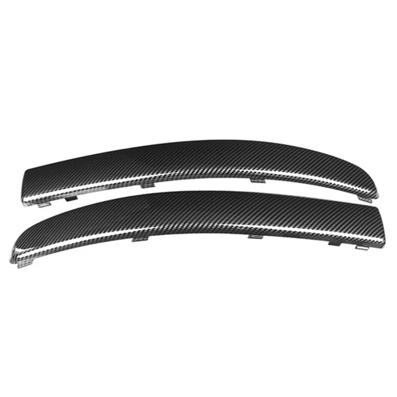 735455056 735455057 Car Carbon Fiber Front Bumper Lower Trim Moulding Anti-Collision Strip Fit for Fiat 500 2007-2015