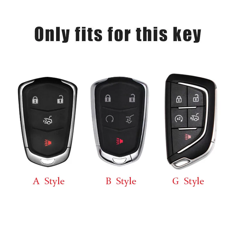 TPU Car Key Case Cover Shell Holder For Cadillac ESV Escalade CT4 CT5 CTS XTS SRX 28T ATS CT6 XT4 XT5 XT6 XLS ATS-L CTS-V CT4-V