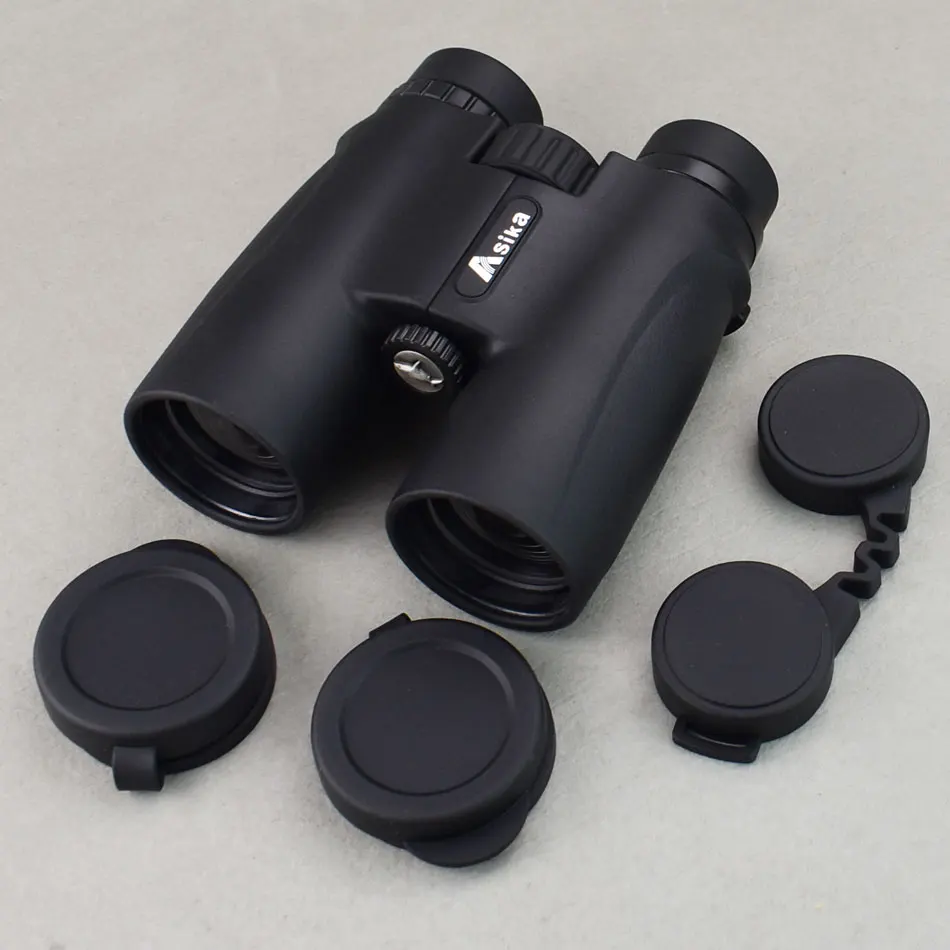 Binoculars Original Asika 10X42 HD High Quality Camping Hunting Telescopes Bak4 Prism Optics Powerful Long Range Night Vision