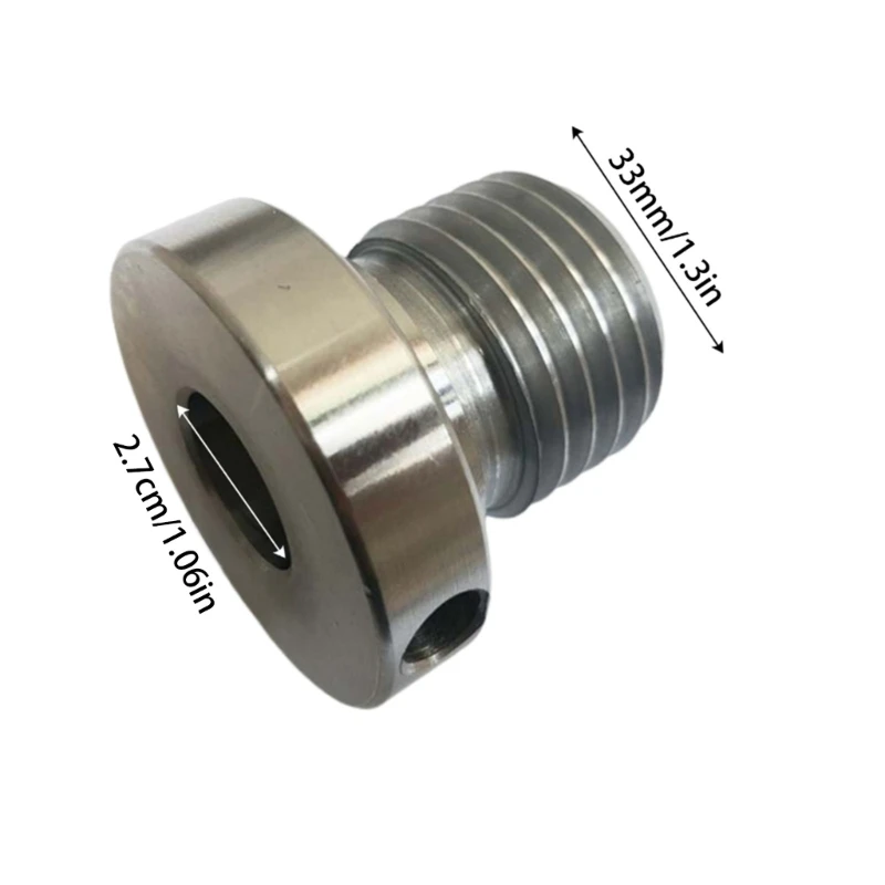 Drehfutter-Spannfutter-Adapter, Drehfutter-Spindel-Adapter, 33 mm bis 25 mm, Metallhülse