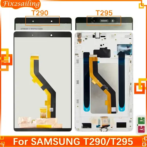Montaje de pantalla táctil LCD para Samsung Galaxy Tab A, 8,0, 2019, SM-T290, T290, T295, reemplazo sin marco