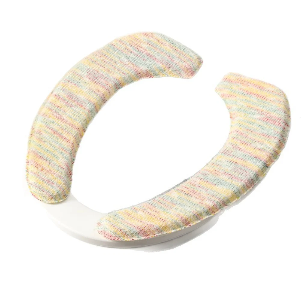 

2set Thickened U-shaped Toilet Seat Covers 40*16cm Thickened U-shaped Toilet Seat,zipper Toilet Seats Winter Toilet Supplies