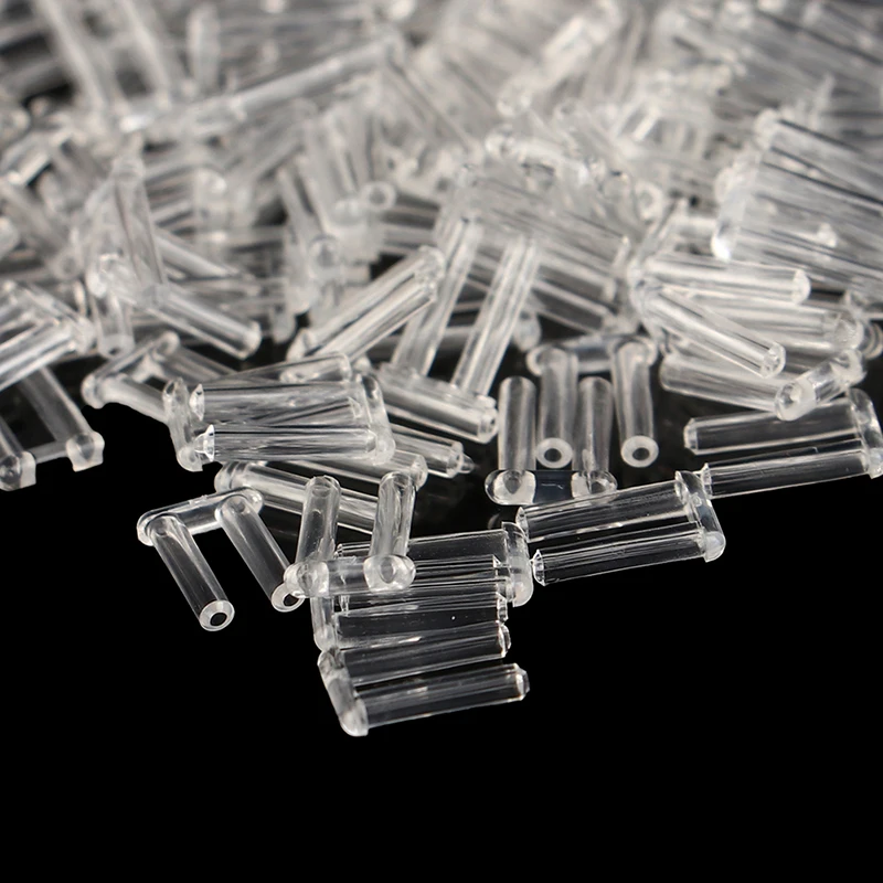 100Pcs/Set Double Rubber Plug For Frameless Glasses Spare Buckle For Prescription Glass Glasses Equipment Accessories