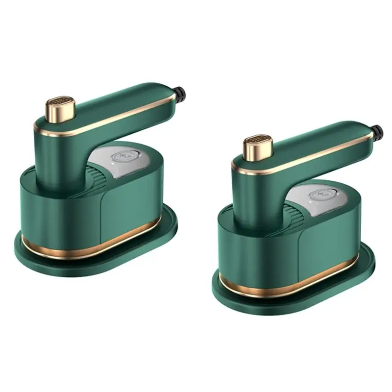 

Обновленная портативная гладильная машина ABJJ 180 ° Вращающийся ручной мини-паровой утюг - одежда для путешествий, артефакт, вилка стандарта США, зеленый цвет