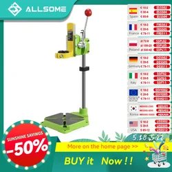 ALLSOME Drill Press Stand Mini Electric Drill Bracket