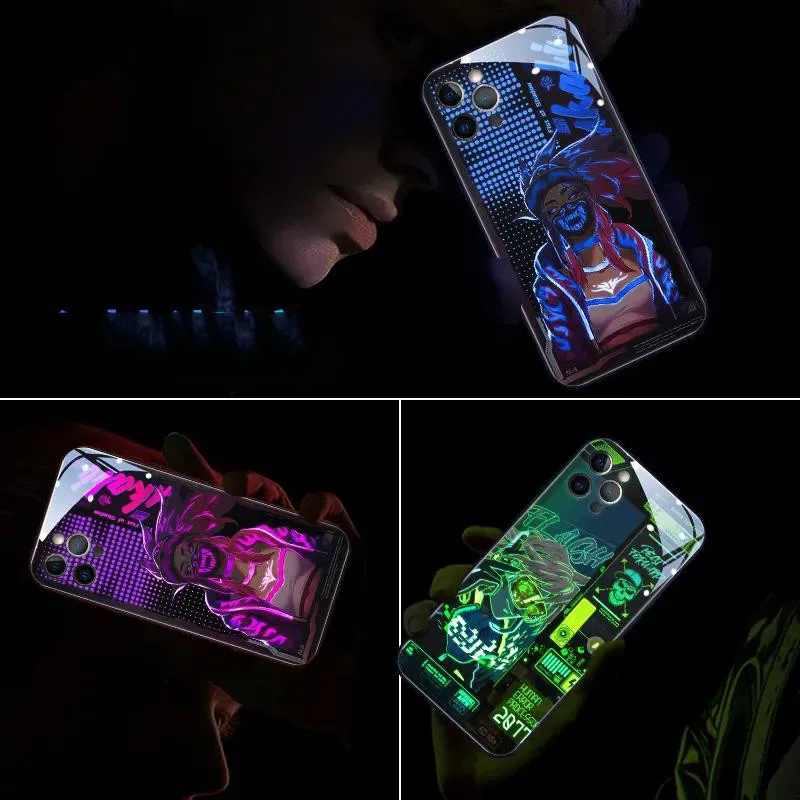 Etui z lampą błyskową LED do Xiaomi Mi Poco F5 Pro X5 X4 X3 14 13 12 Pro Ultra Selfie do Xiaomi Mi 13T Pro Mi 10 Lite Coques