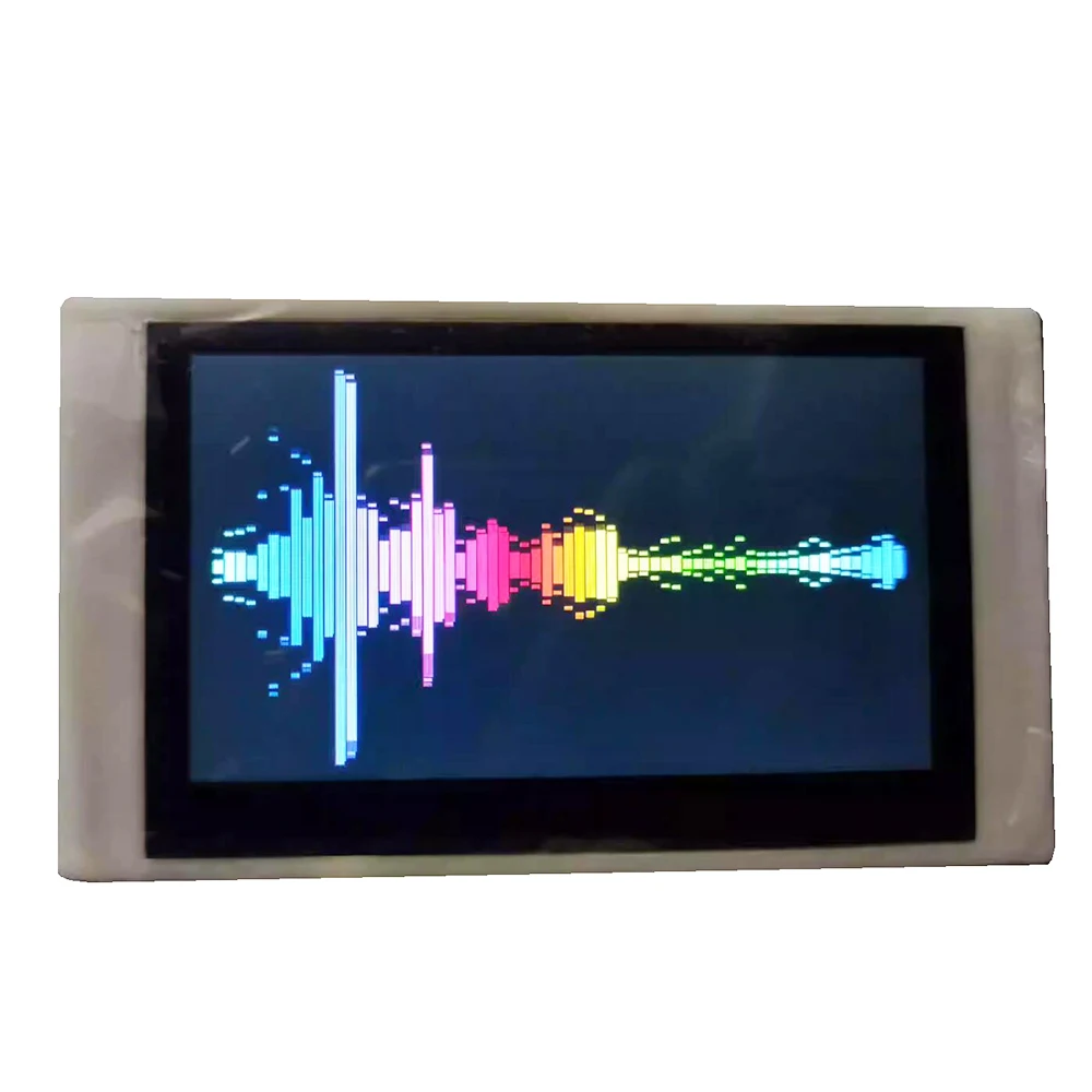 4.3-inch Touch Screen Voice-activated Analog VU LCD Color Spectrum Module Level Spectrum 5V for Power Amplifier