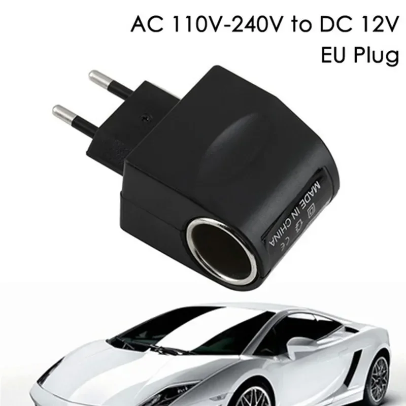 220V Zu 12V Auto Ladegerät AC Zu DC Buchse EU Stecker Zigarette Leichter Buchse Auto Leichter Power Adapter auto Zubehör Innen