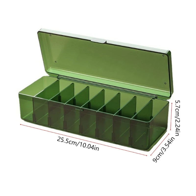 Portable Trading Card Storage Box Plastic Card Divider Box Large Capacity Card Case Container Game Card Organizers