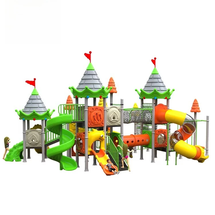 Preschool Amusement Park Children Plastic Funny Big Slide Play Equipment Games