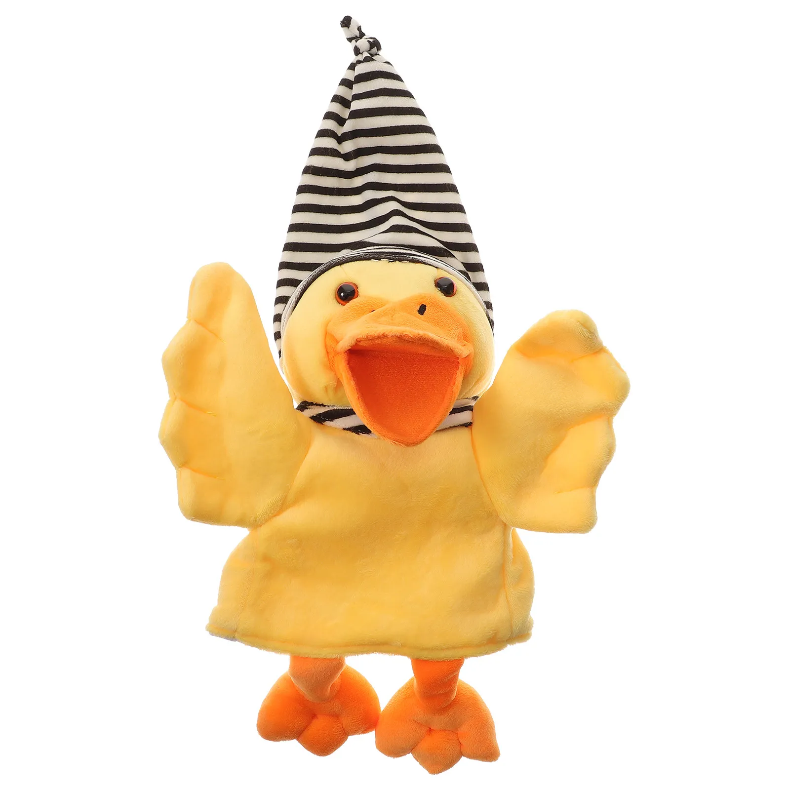 

Cartoon Simulation Little Yellow Duck Hand Puppet Glove Premium Material Interactive Storytelling Role Play Birthday Party Favor