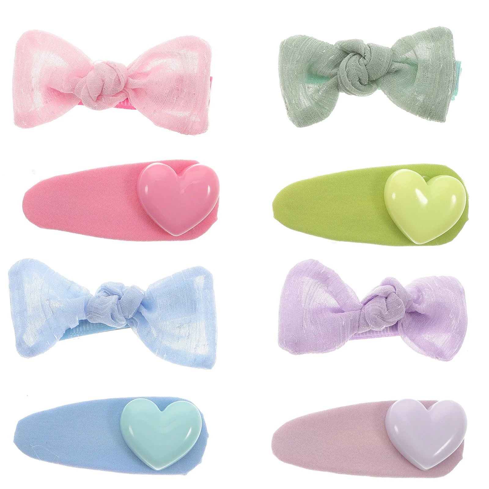 

8Pcs Lovely Hair Clips Cute Kids Girls Barrettes Durable Non-Fade Cartoon Hair Accessories for Stage Performance Outfits