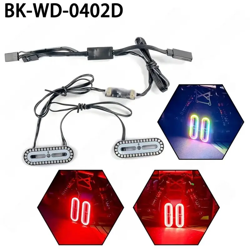 Hot-For RC For Car Lighting System With Throttle-Activated Light Function Switchable Modes