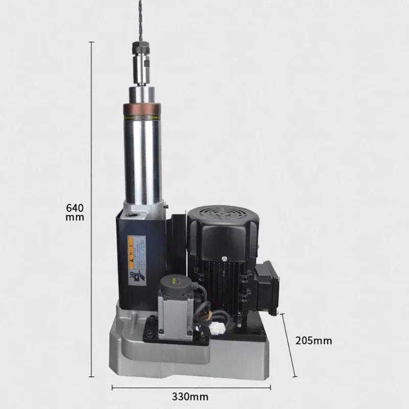 3P servo feed power head Servo pneumatic drilling power head tapping machine CNC drilling and tapping integrated spindle head