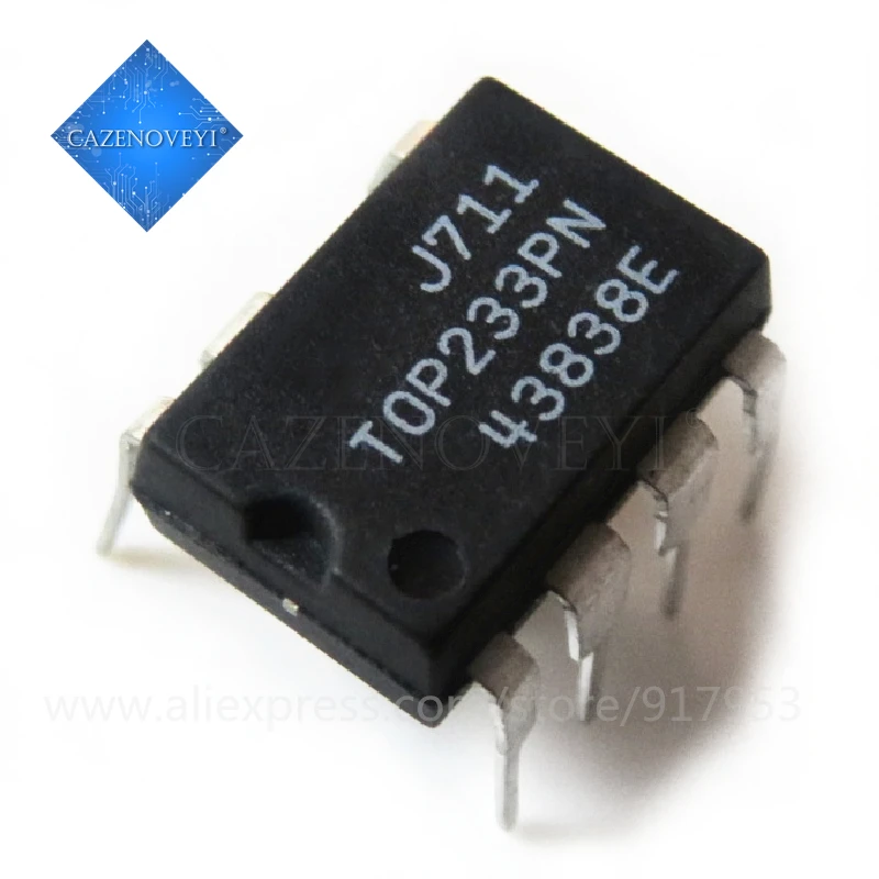 10pcs/lot TOP233PN TOP233P TOP233 DIP-7 TOP233GN TOP233G SMD-7