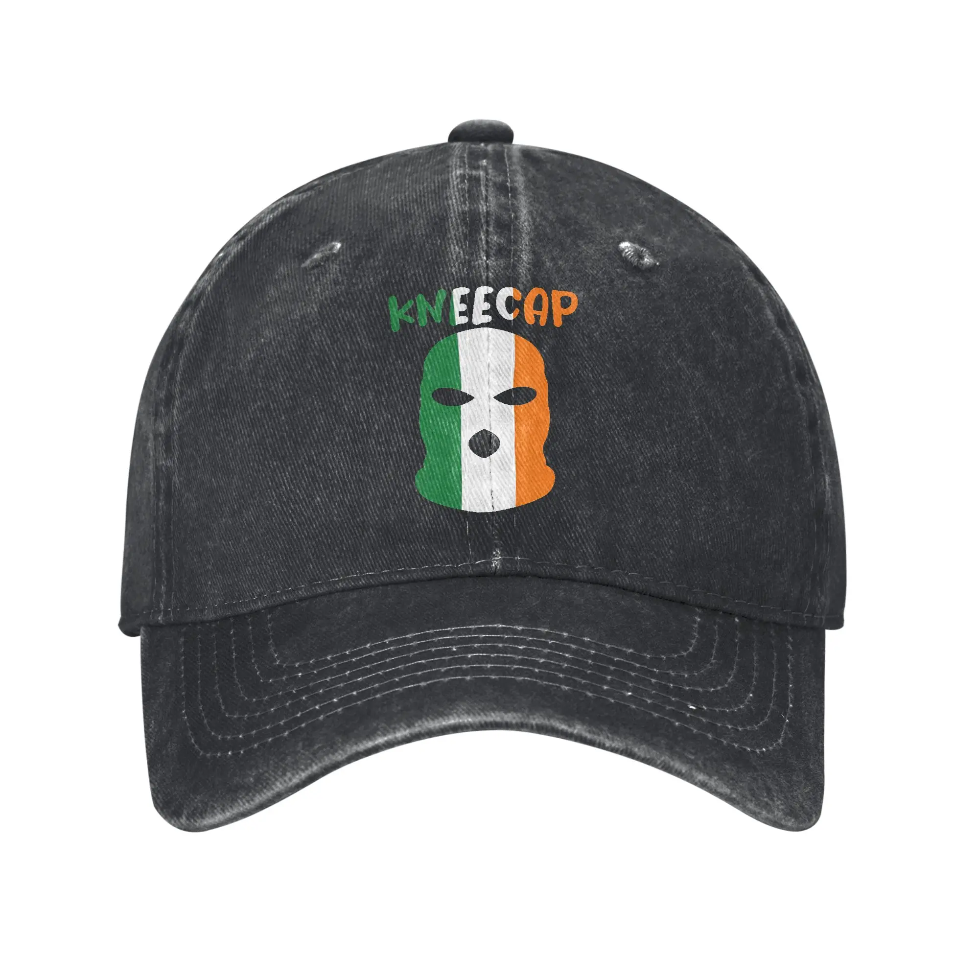 Vintage KneeCap Belfast Irish Gaeilge Republican Baseball Caps Unisex Distressed Washed Snapback Hat  Outdoor All Seasons Caps
