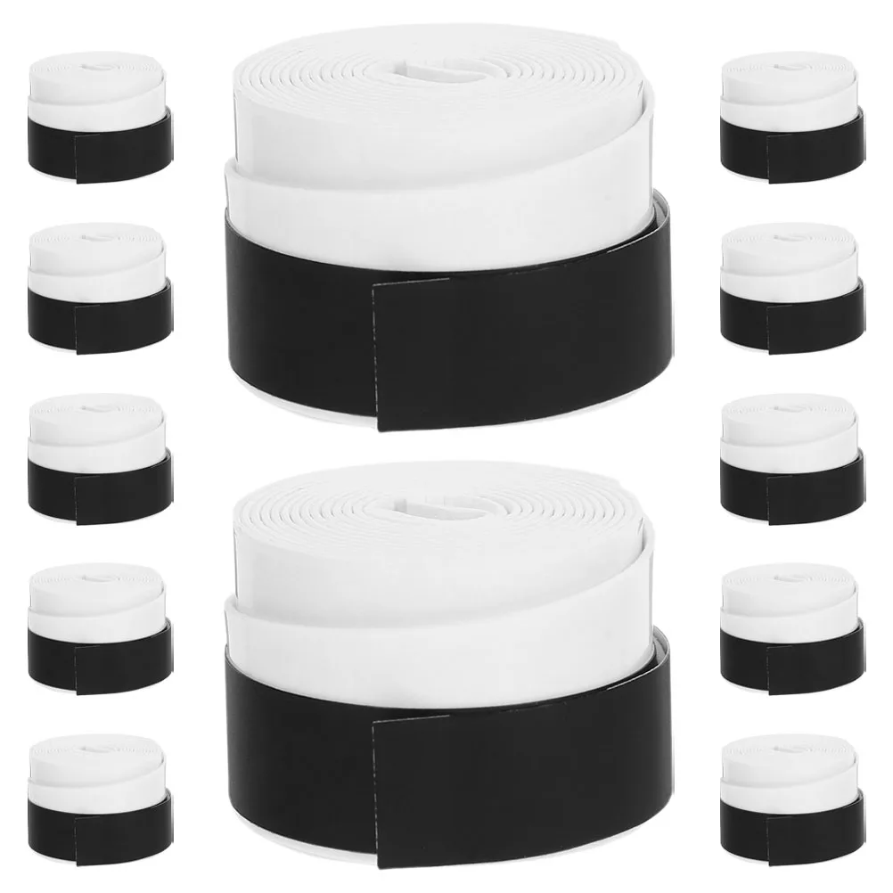 

12pcs Hand Glue Sweat Absorbing Belt Dry Grip Bat Tape Badminton Tennis Racket Overgrip Wrap Handle Sports Toy Lightweight
