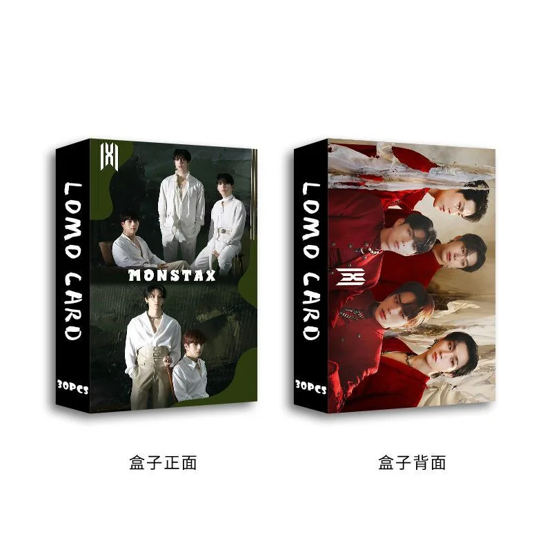 Kpop Monsta X Lomo Photocard, Álbum Fotográfico Fanasia cartão postal, Grupo Impressão, HD, K-pop cartão lomo