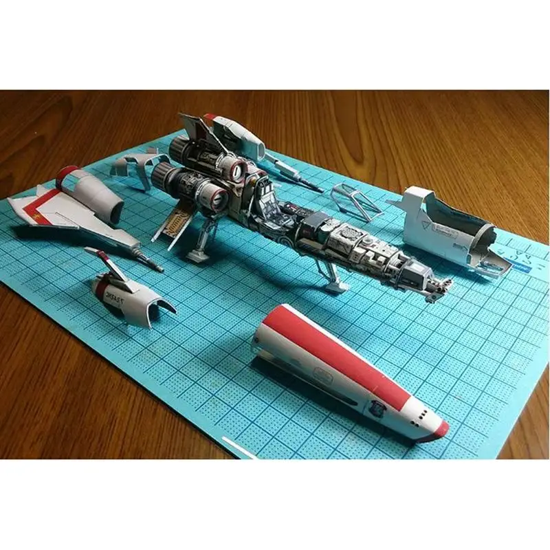 Battlestar Viper 2 Viper Mk2 Modello di carta 3D Giocattolo navicella spaziale fatto a mano fai-da-te