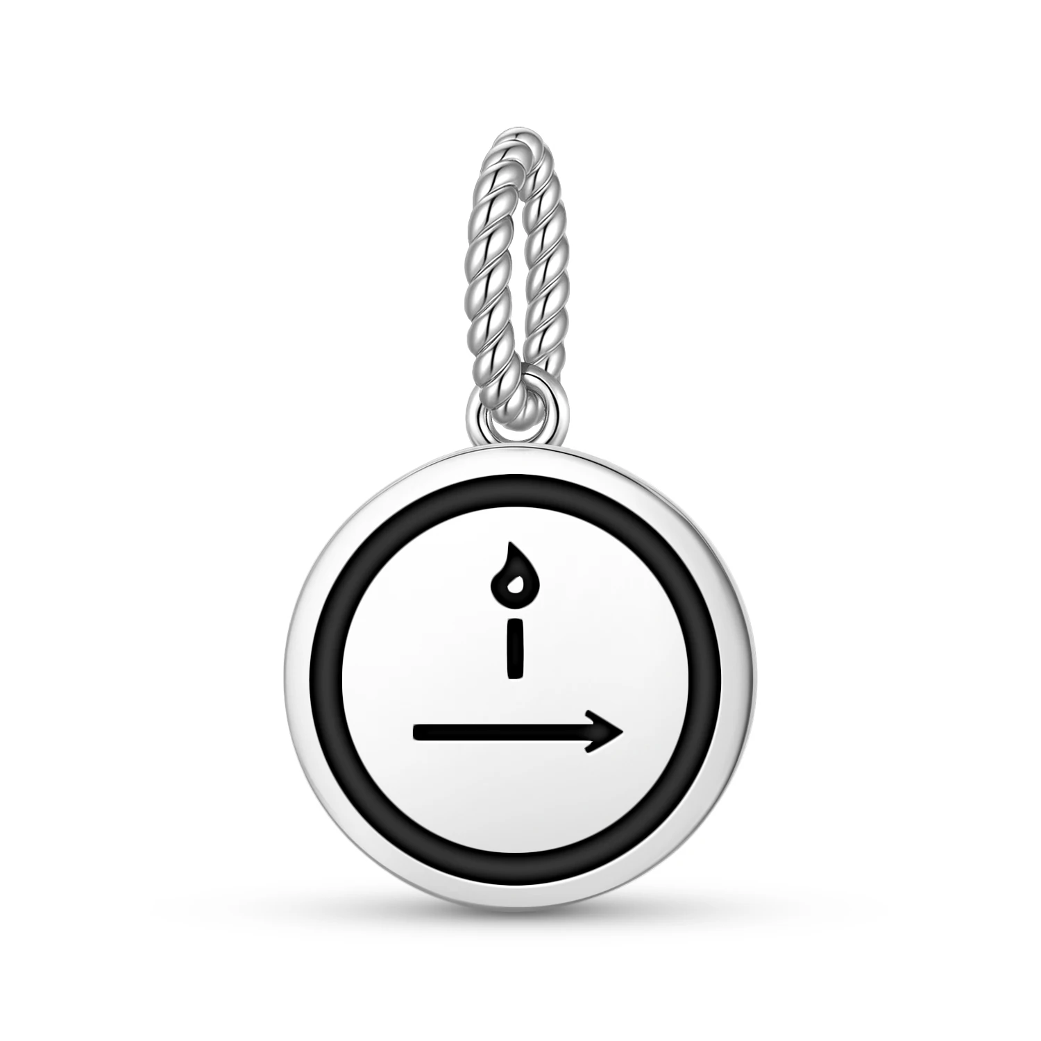 

The Hermit Tarot 925 Sterling Silver Charm Bead DIY Pendant Charm for Bracelet Jewelry Gift