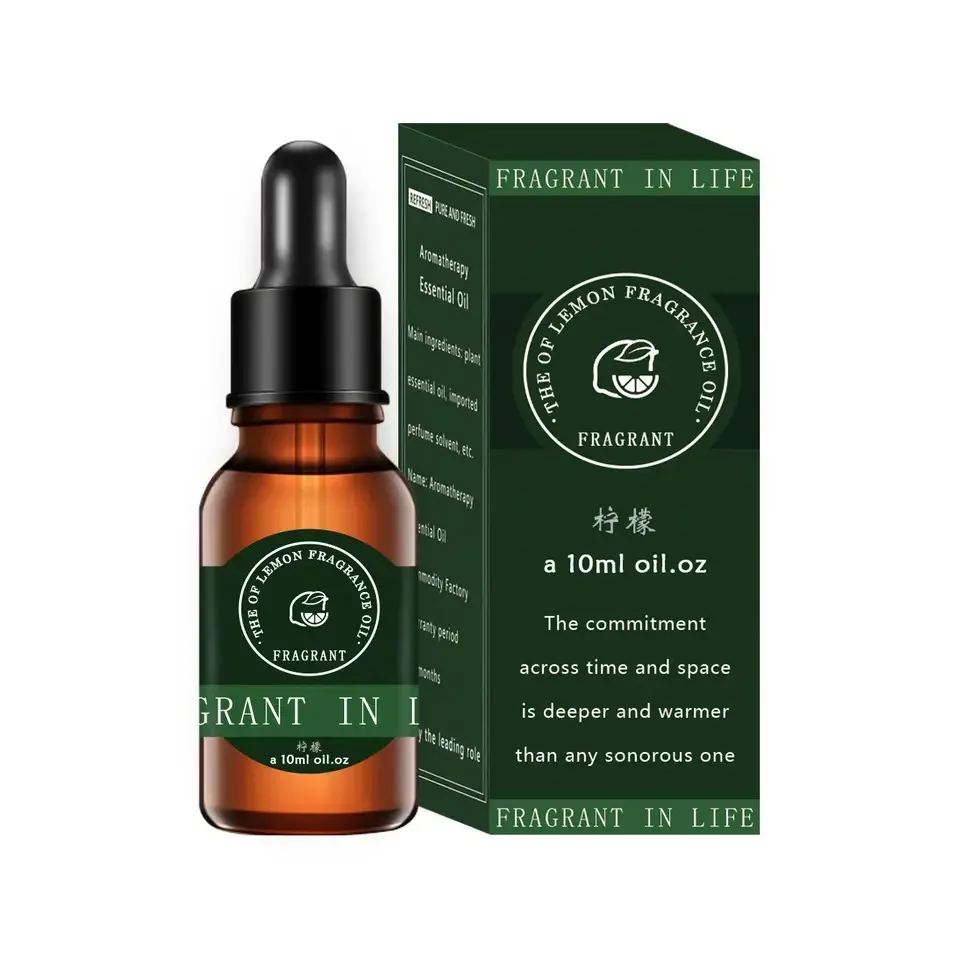 10ml Aromatherapy Essential Oil Long-lasting Air Humidifier Rose Lavender Vanilla Jasmine Aroma Oil for Car Fragrance Humidifier