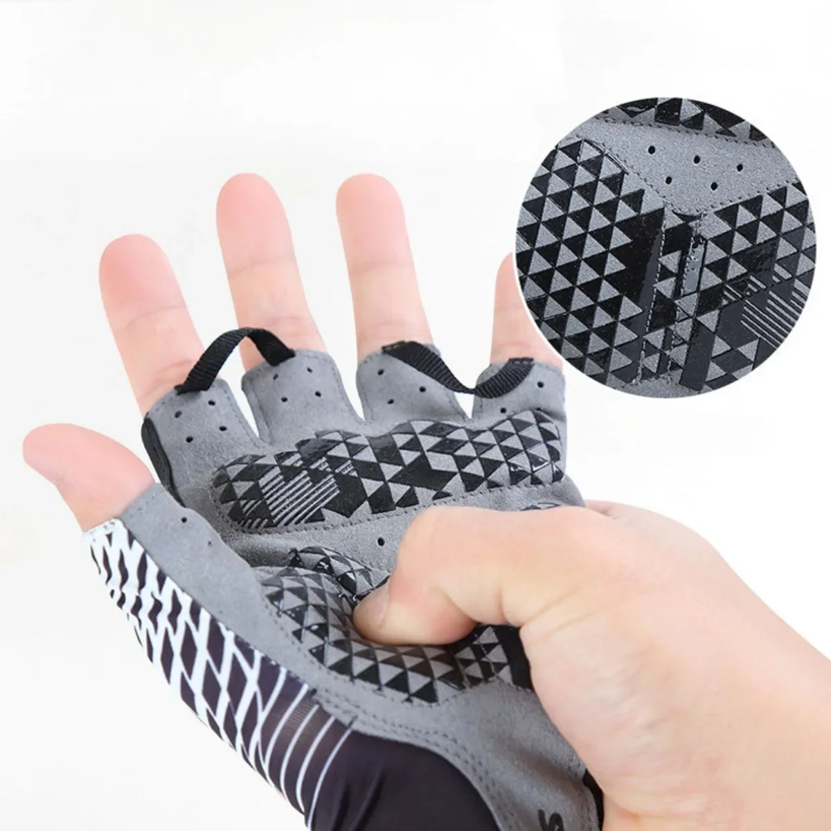 

Летние велосипедные перчатки без пальцев, дышащие, нескользящие, для спорта на открытом воздухе, перчатки для рыбалки с половиной пальца, перчатки для шоссейного велосипеда MTB, солнцезащитный крем