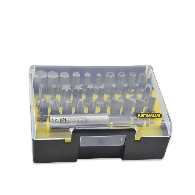 Stanley 63-411-23 6.3MM Series Bit Plum Blossom Hexagonal Screwdriver Head 60mm Magnetic Extension 31 Piece Set