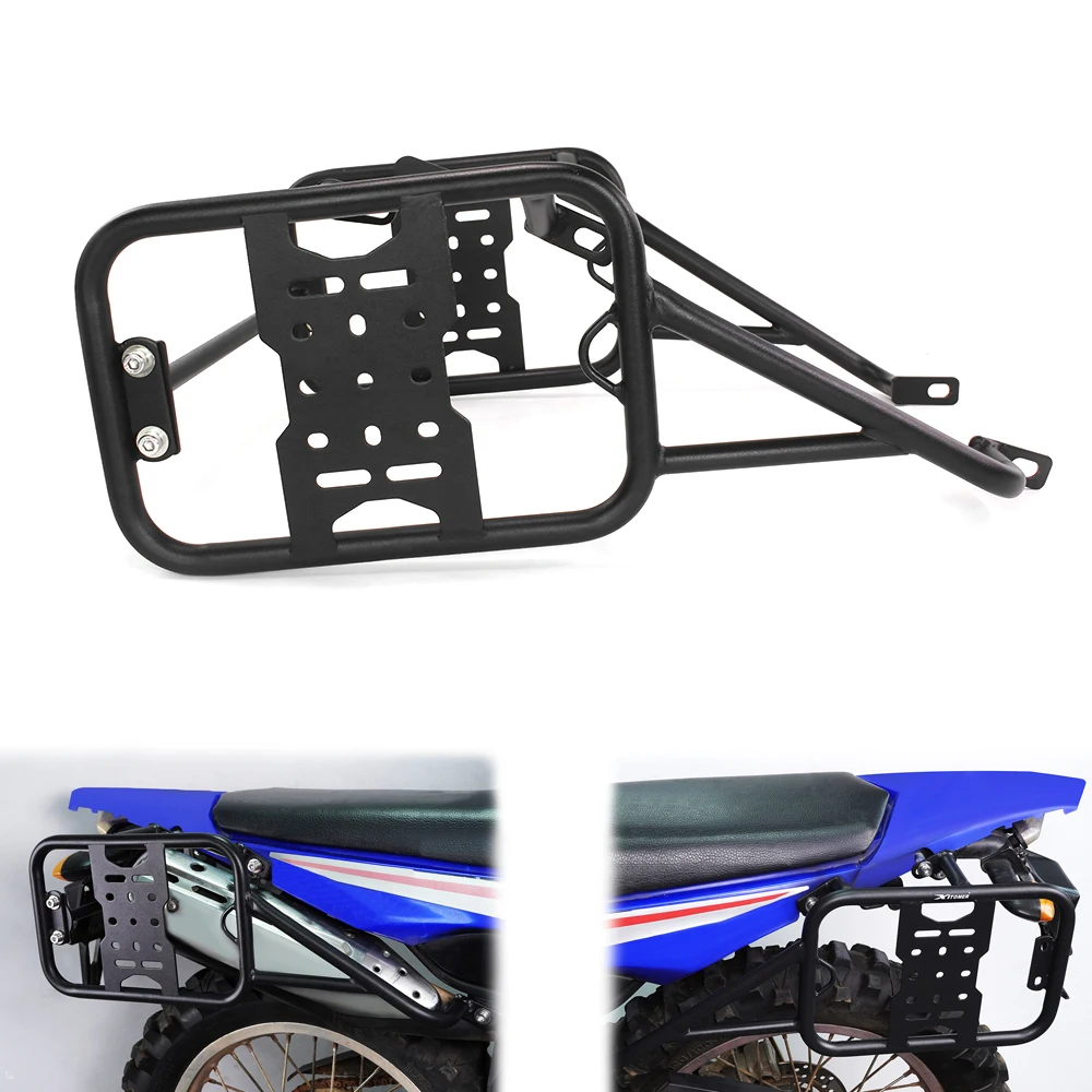 

Fit For Yamaha XT250 2008-2023 2024 Motorcycle Side Saddle Bag Support Guard Bars Mounting Brackets Pannier Racks Side Carrier