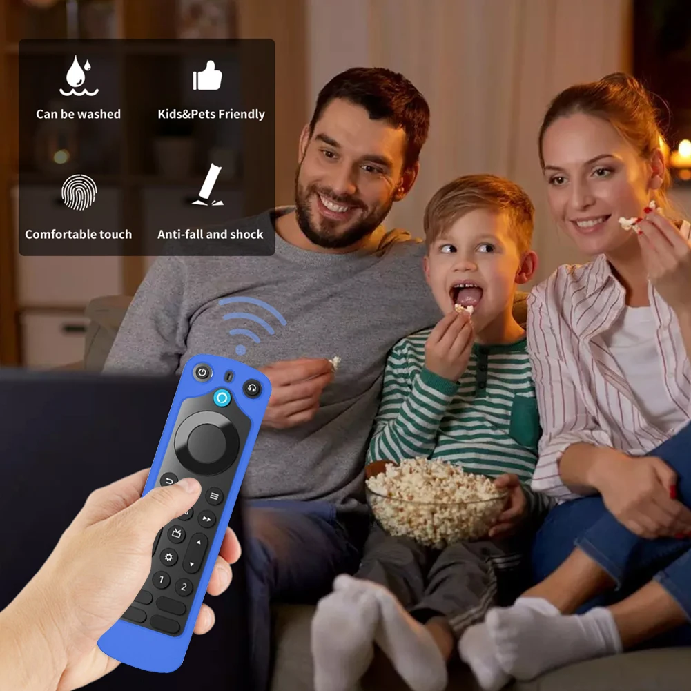 

Силиконовые защитные чехлы для пультов дистанционного управления телевизором, предотвращающие потерю, универсальные, для пульта Alexa Voice Remote Pro для Fire TV