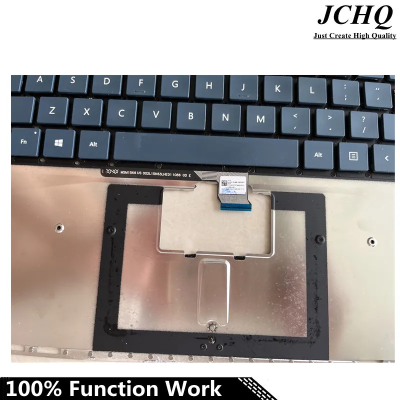 JCHQ الأصلي لأجهزة الكمبيوتر المحمول Microsoft Surface 1 Laptop 2 1769 1782 لوحة المفاتيح 13.5 بوصة الولايات المتحدة الفضة الأحمر الأسود الأزرق