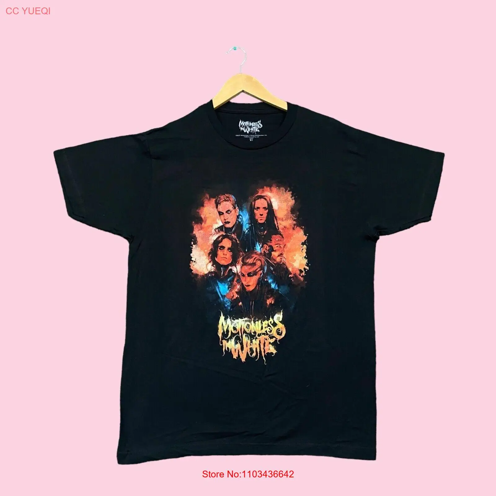 Бесперебойная футболка Metalcore XL с белым наконечником