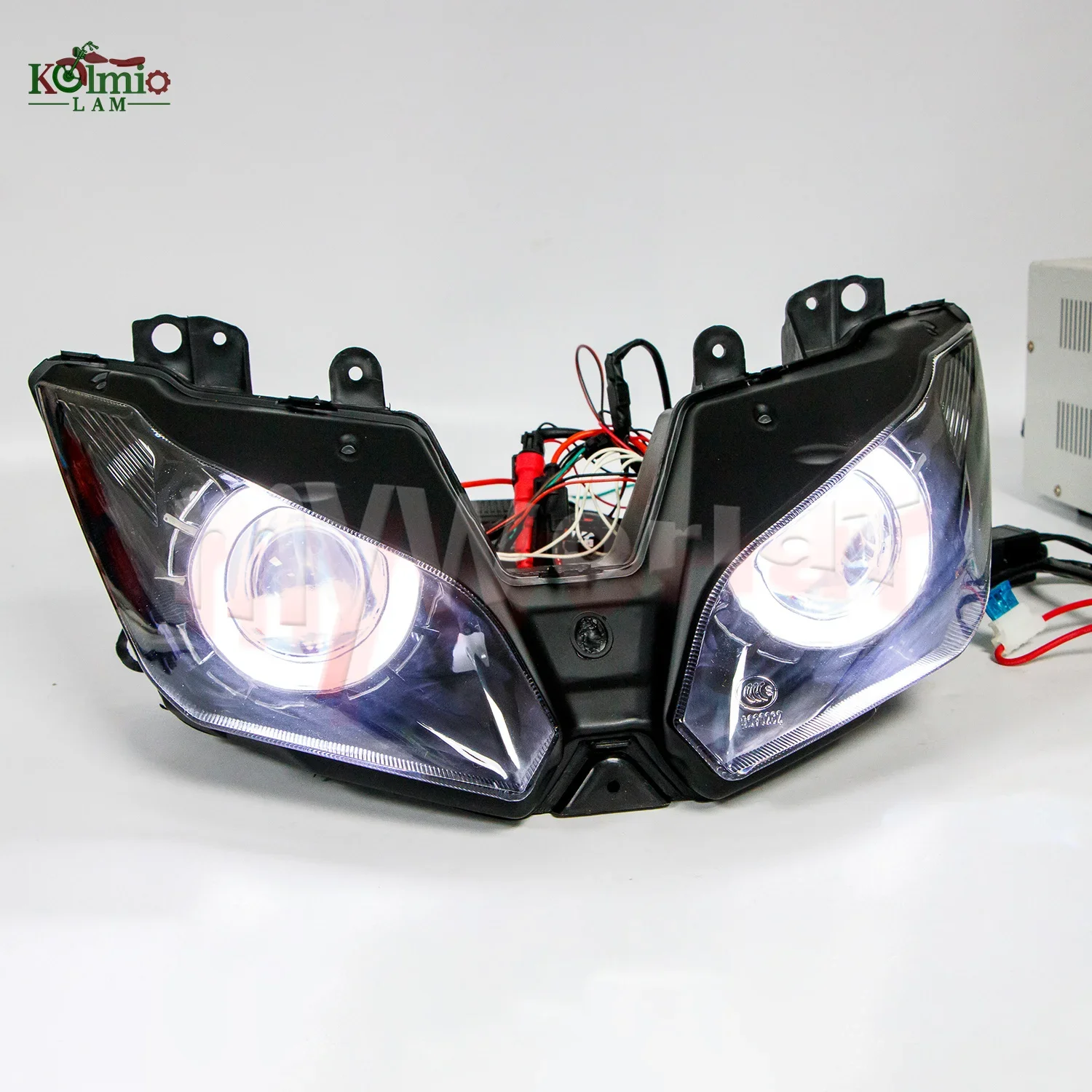 Fit For Kawasaki Versys 650 1000 2015 - 2018 KLE650 KLZ1000 Motorcycle Headlamp Angel Eyes HID Headlight Versys650 Versys1000