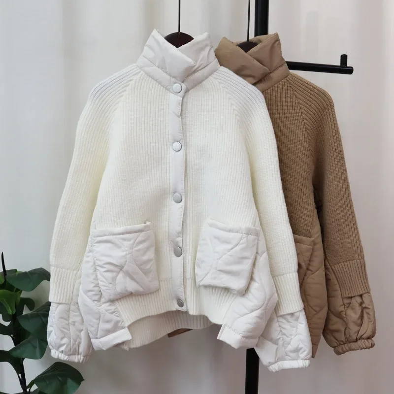 Neploe Korean Loose Lazy Knitted Cardigan 2024 Autumn Winter Lapel Neck Cotton Tops Women Y2k Long Sleeve Sweaters Coats