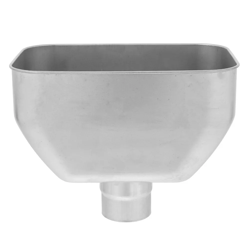 Stainless Steel Downspout Gutter Filter Funnel Wide Mouth Adapter Roof Drainage Water Diverter Connector Rain Gutter Parts
