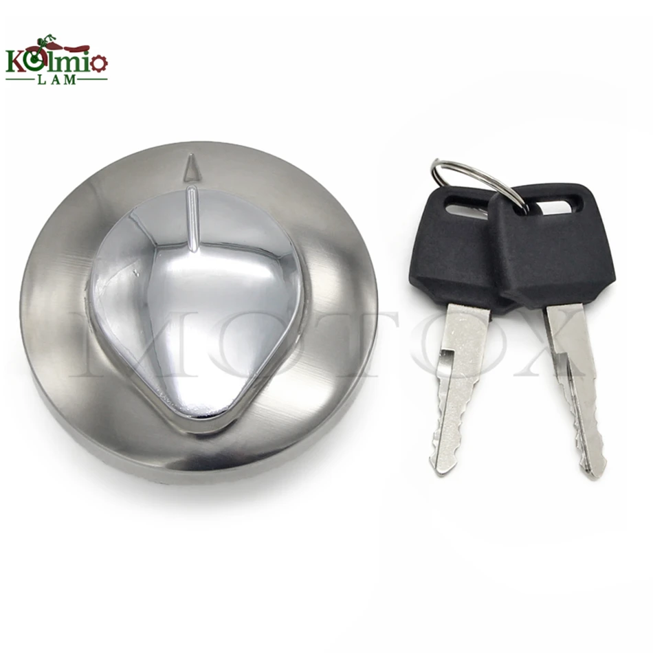 Fuel Gas Tank Cap W/Key Fit For VTX1300S/R/C/T Shadow 500/700/750/800/1100 VLX600 CMX250/450 VT750/1100/1300 VF700/750 1983-2014