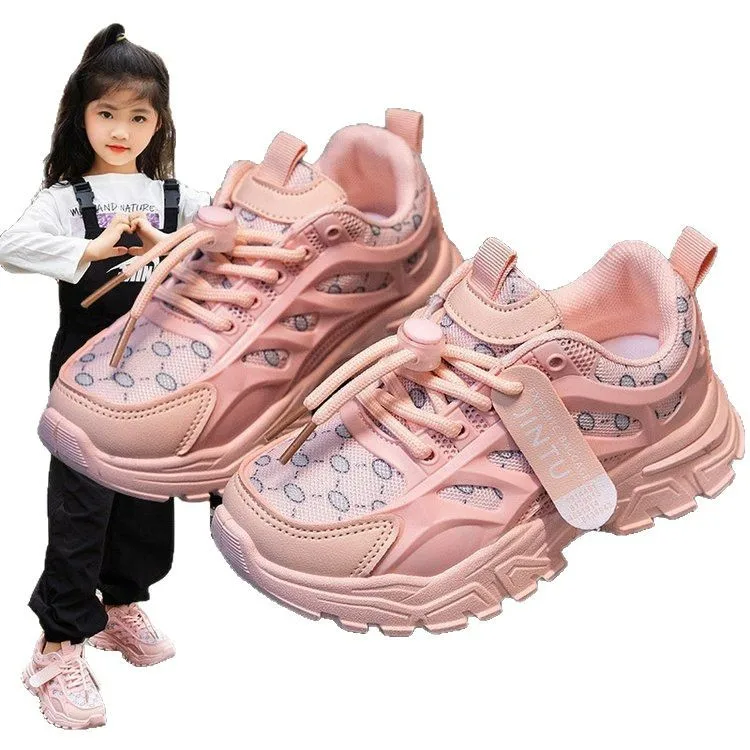 

Kids Chunky Sneakers 2025 New Spring Autumn Lightweight Running Shoes for Girls Boys Back to School Fashion Shoes