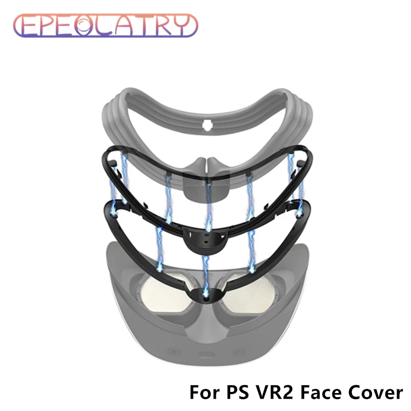 Face Pad for PS VR2 Facial Interface Bracket Mask for Playstation VR2 Headset Face Cover for Sony PSVR2 VR Accessories