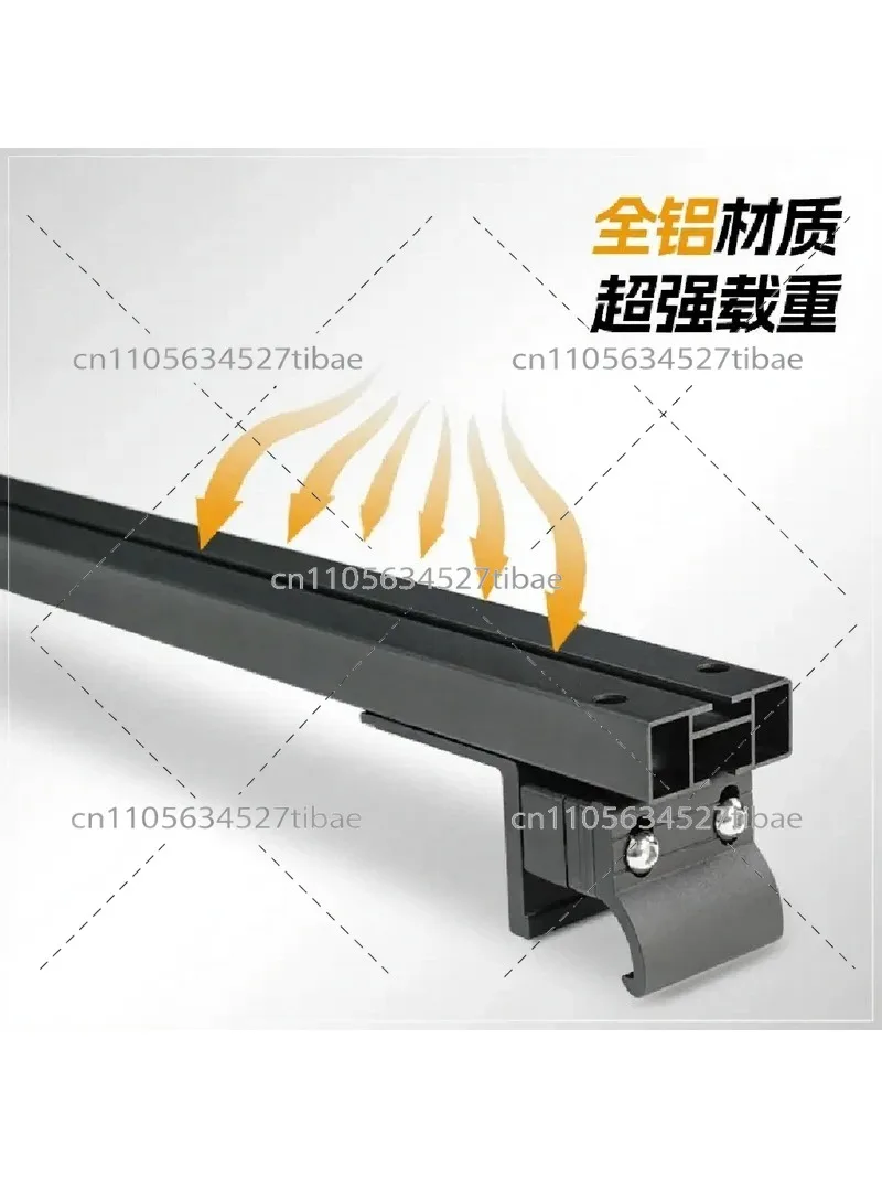 Aluminum Roof Rack Crossbar, Simple Multi-Purpose Platform Fixture with Fixing Claw