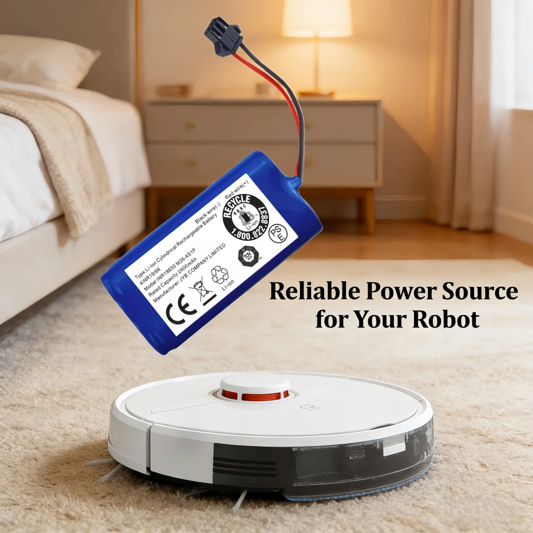 Aleaivy14.4V 6800mAh Li-ion Battery for Ecovacs Deebot N79S N79 DN622 Eufy RoboVac 11 12 15C Robot Vacuum Cleaner Replacement