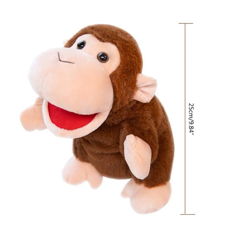 Puppet à main Jungle Animal Hand Puppet Aoth Toy Family Family Gathering Activity Toy