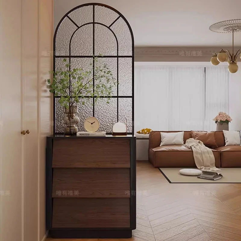 Luxury Mid Century Modern Cabinets Storage Bookshelf Display Living Room Cabinets Organizer Shoe Shelf Cajonera Trendy Furniture - Image 3