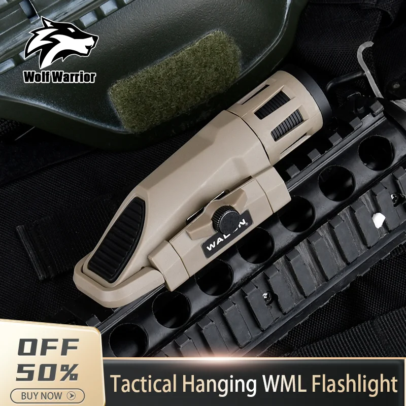 WADSN Tactical APL/WML White LED Light Reconnaissance outdoor hunting Constant strobe nylon Flashlight Fit 20MM Picatinny Rail