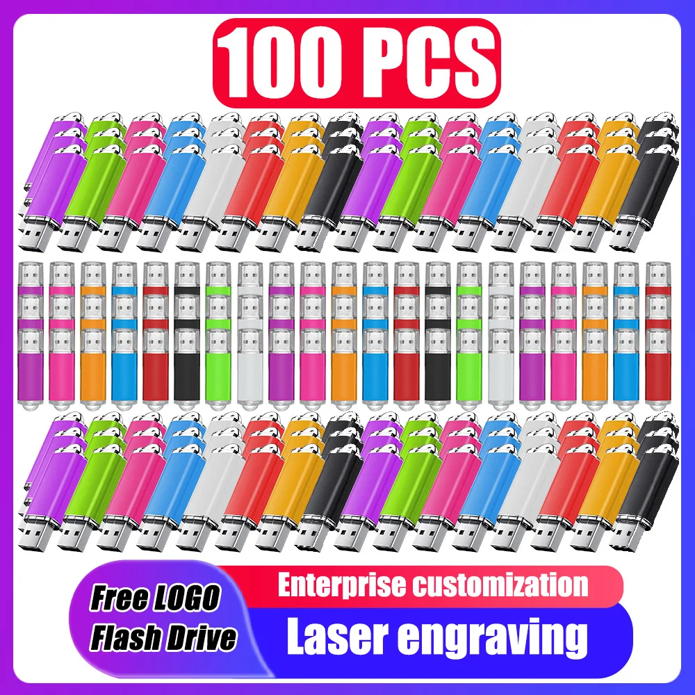 

10/50/100PCS/lot Pen Drive 8GB 4GB 2GB 1GB USB Flash Drive 16GB Flash Disk 128MB 256MB 512MB Memory Flash Disk Free Custom Logo