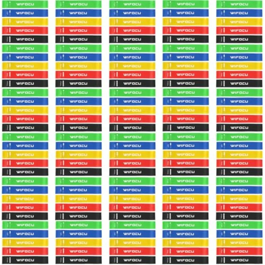 مجموعة أربطة مقاومة للياقة البدنية مكونة من 150 قطعة لأفراد الصالة الرياضية هدية لطلاب الطبقة الرياضية 5 قطع لكل منهما مع حقيبة حمل للتخزين
