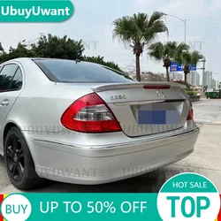For W211 Spoiler 2003-2009 Benz-Benz E-class E200 E260 ABS Plastic Material Car Rear Wing Color