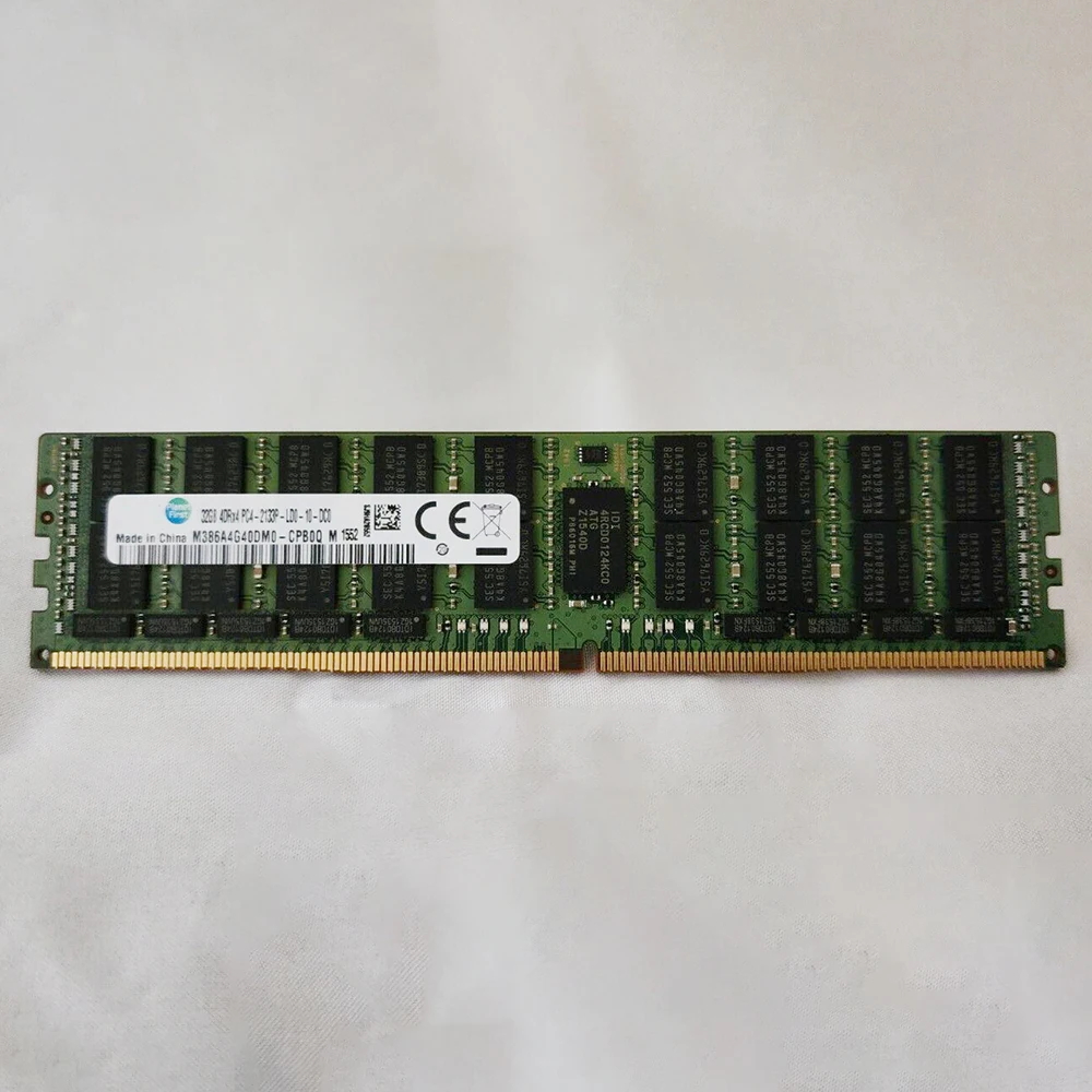 1 pcs For Samsung RAM 32GB PC4-2133P REG M386A4G40DM0-CPB0Q Server Memory Fast Ship High Quality 32G 4DRX4 DDR4 2133