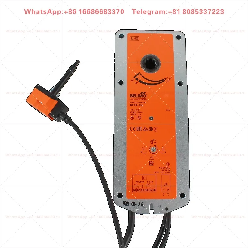 Belimo BF24-TN 18NM 24V Dampers Actuators Cable Thermoelectric Tripping Device control of Fire and Smoke Dampers in HVAC systems