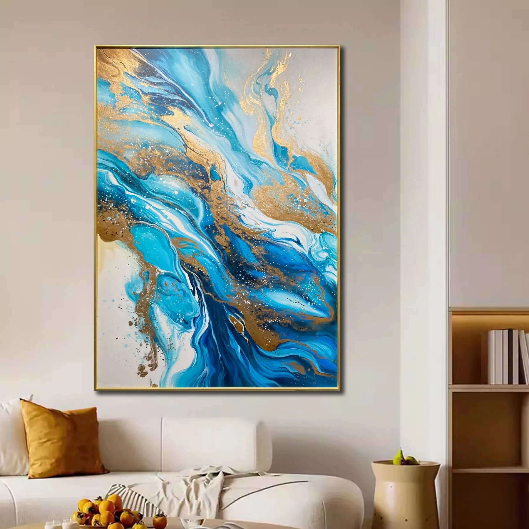 Abstract Texture Oil Painting Framed Floating Frame Canvas  Wall Art Home Decor