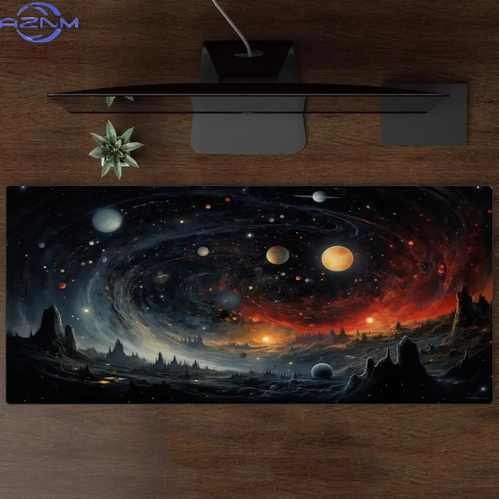 Mouse Pad Anime Natural Scenery Mousepad XXL Large Teclado Mousepad Pc Keyboard Gaming Table Mats Laptop 50x100CM Mouse Mat